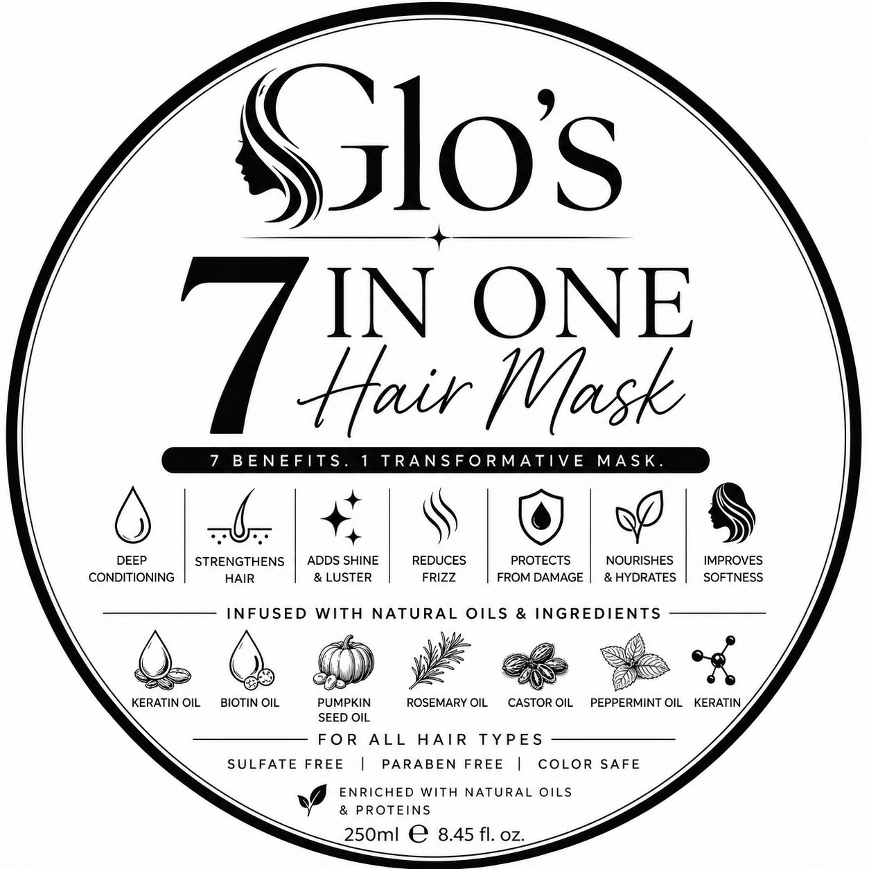 Glo’s 7 in 1 Hair Mask